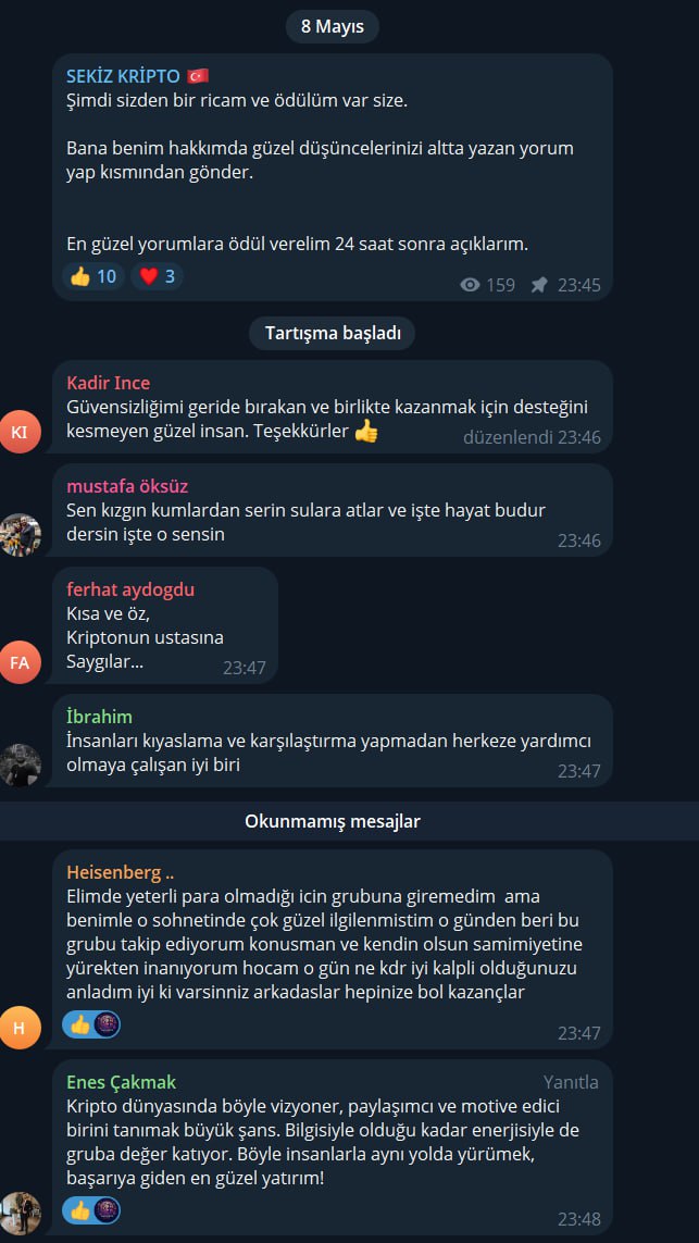 Telegram Ekran Görüntüsü